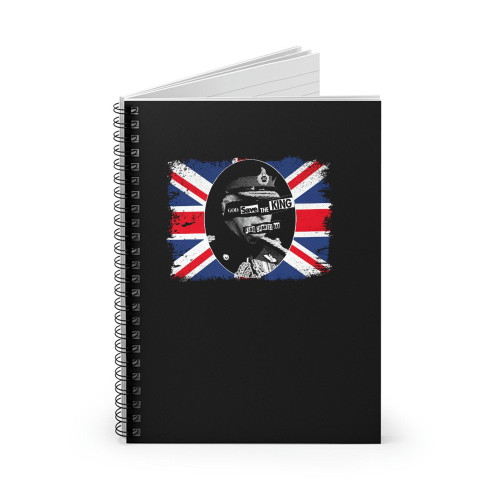 Kings Coronation God Save The King Spiral Notebook
