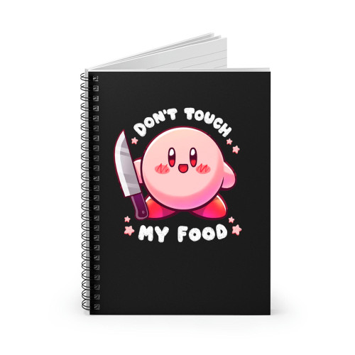 Kirby Don'T Touch My Food Poyo Spiral Notebook