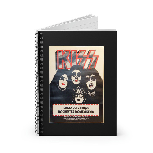 Kiss 1975 Original Concert Spiral Notebook