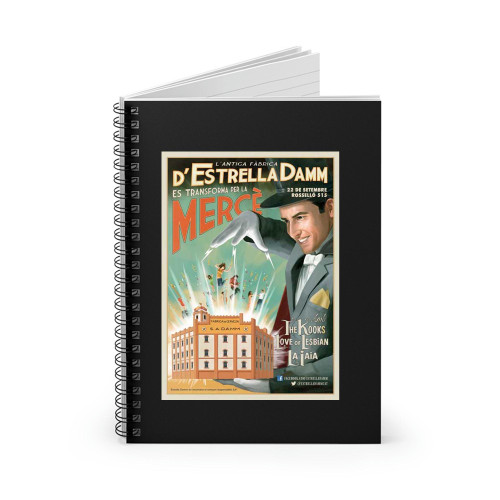 L' Antiga Fabrica D' Estrella Damm Organized By Barcelona Accio Musical Spiral Notebook