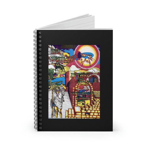 Led Zeppelin Jethro Tull Fraternity Of Man Concert Spiral Notebook