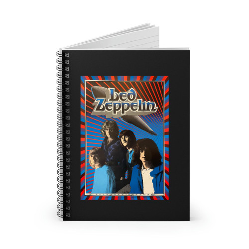 Led Zeppelin Music Concert Vintage Spiral Notebook