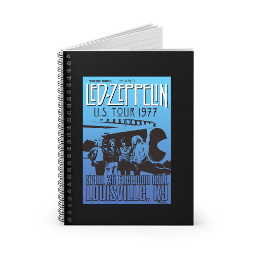 Led Zeppelin Us Tour 1977 Spiral Notebook