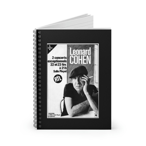 Leonard Cohen Tobacco From The Smokey Life To Anti Spiral Notebook