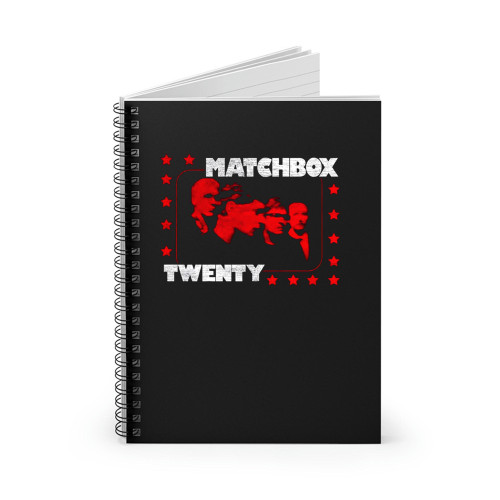 Matchbox 20 Slow Dream Tour Band Spiral Notebook