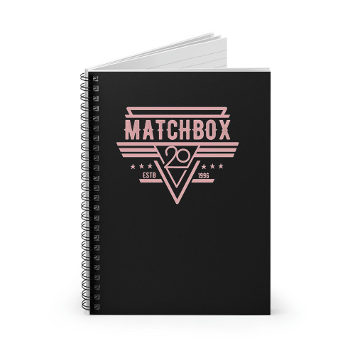 Matchbox Twenty Logo Band Slow Dream Tour Spiral Notebook