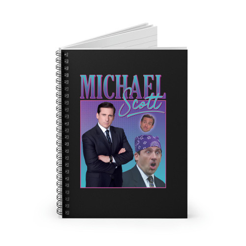 Michael Scott Homage Spiral Notebook