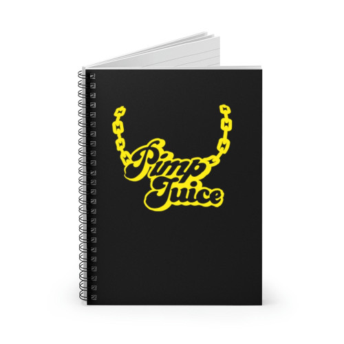 Pimp Juice Awesome Thug Life Gangsta Bling Chain Spiral Notebook