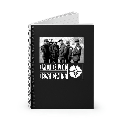 Public Enemy Hip Hop Spiral Notebook