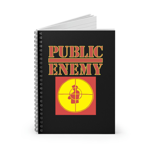 Public Enemy Raptee Screen Stars Spiral Notebook