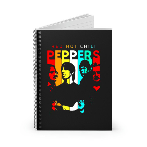 Red Hot Chili Peppers 40Th Anniversary 1983-2023 Spiral Notebook
