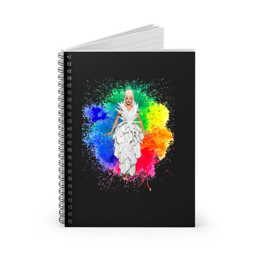 Rupaul Rainbow Queen Spiral Notebook