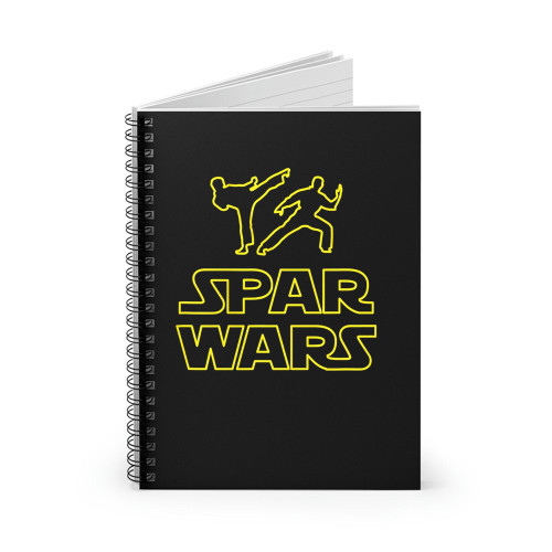 Spar Wars Martial Arts Taekwondo Spiral Notebook