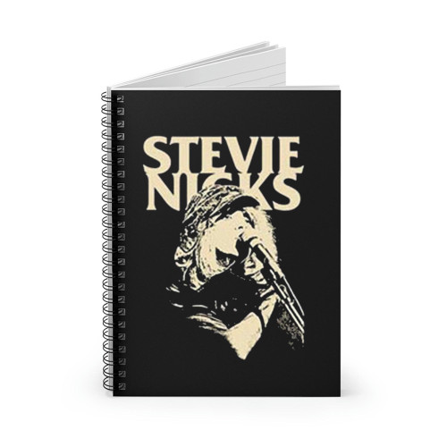 Stevie Nicks Rock Music Spiral Notebook