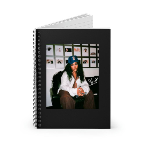 Sza Vintage Photoshoot Spiral Notebook