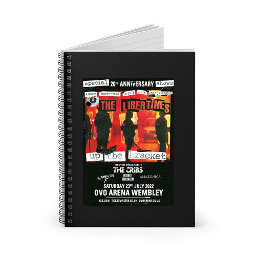 The Libertines Celebrating 'Up The Bracket' 20Th Anniversary Spiral Notebook