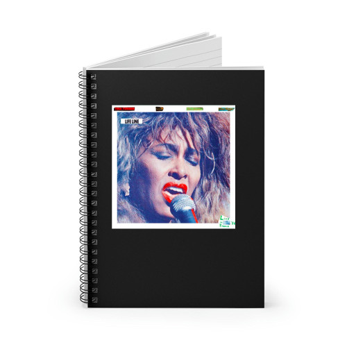 Tina Turner Aesthetic Retro Vintage Spiral Notebook
