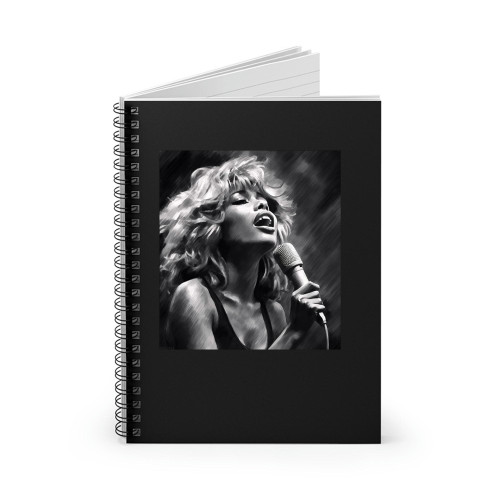 Tina Turner Grandma Vintage Spiral Notebook