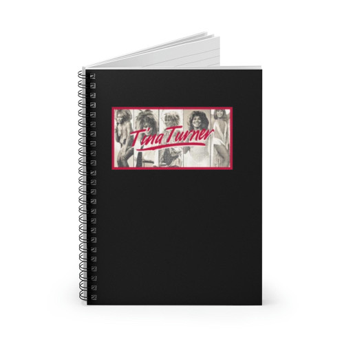 Tina Turner The Queen Of Rock Rip 1939 2023 Spiral Notebook