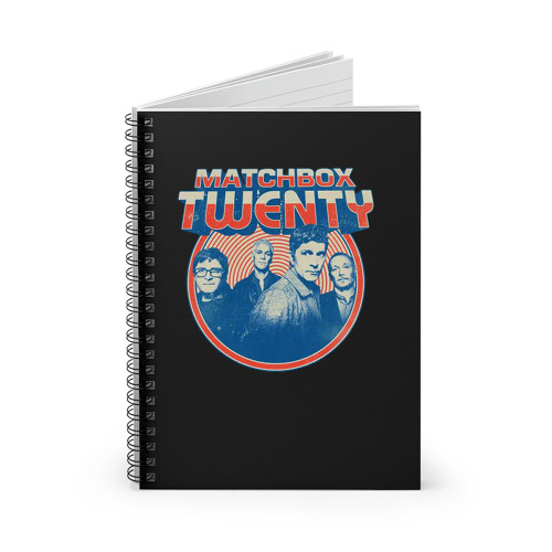 Vintage Matchbox Twenty Mb20 Band Spiral Notebook