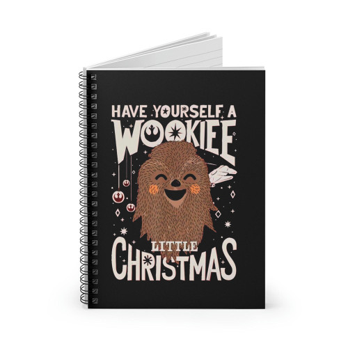 Wookiee Little Christmas Sketched Spiral Notebook