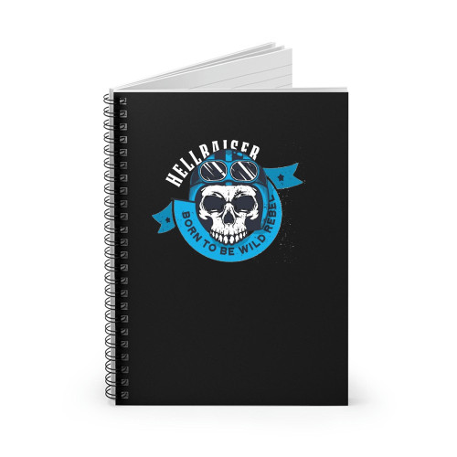 Hellraiser Skull Rebel Artsy 1 Spiral Notebook