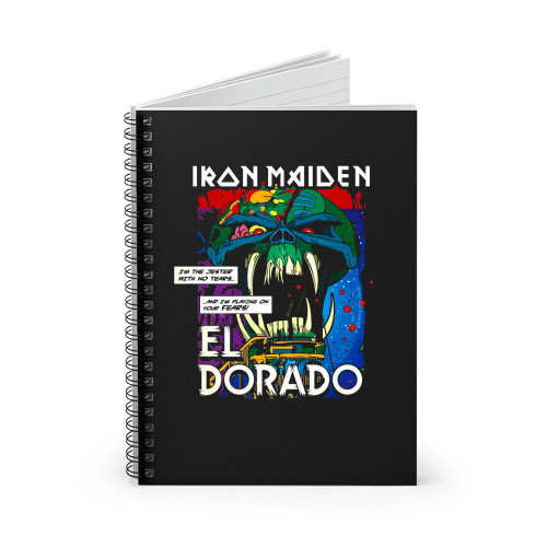 Iron Maiden El Dorado 1 Spiral Notebook