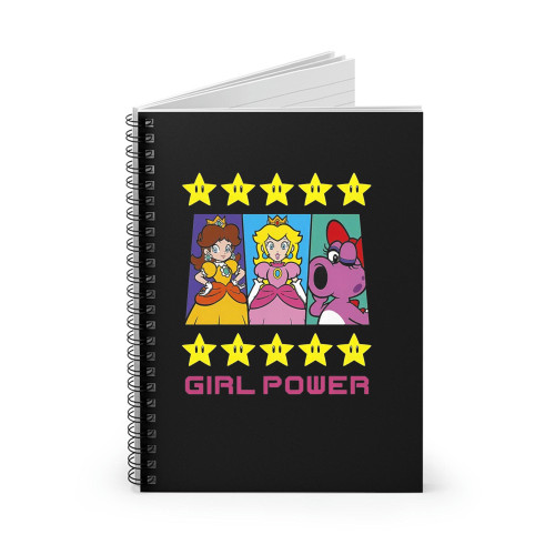 Super Mario Daisy Peach Birdo Girl 1 Spiral Notebook