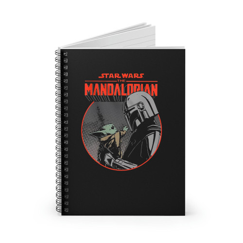The Mandalorian Mando And The Child 1 Spiral Notebook
