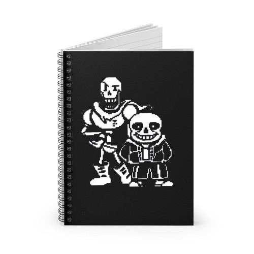 Undertale Sans Papyrus 1 Spiral Notebook Undertale Sans Papyrus 1 Spiral Notebook