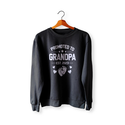 1St Time Grandpa Est 2023  Sweatshirt Sweater