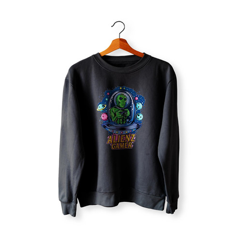 Alienz Gamer Funny Alien Space  Sweatshirt Sweater