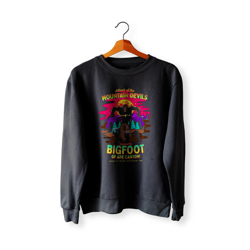 Attack Of The Mountain Devils Beware The Bigfoot Of Ape Canyon  Sweatshirt Sweater Attack Of The Mountain Devils Beware The Bigfoot Of Ape Canyon  Sweatshirt Sweater