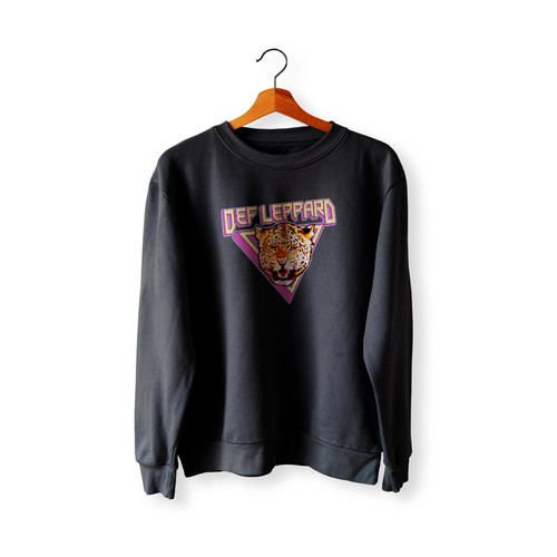 Def Leppard Tour 1983 Cat Rock Band  Sweatshirt Sweater