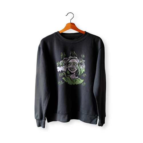 Harley Quinn Retro Oil Green 4S  Sweatshirt Sweater