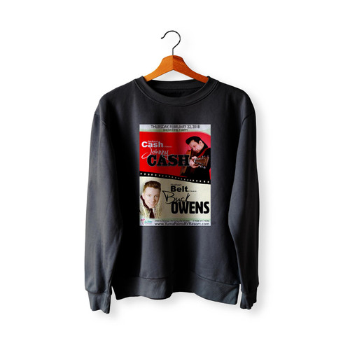 Johnny Cash & Buck Owens Tribute Concert  Sweatshirt Sweater