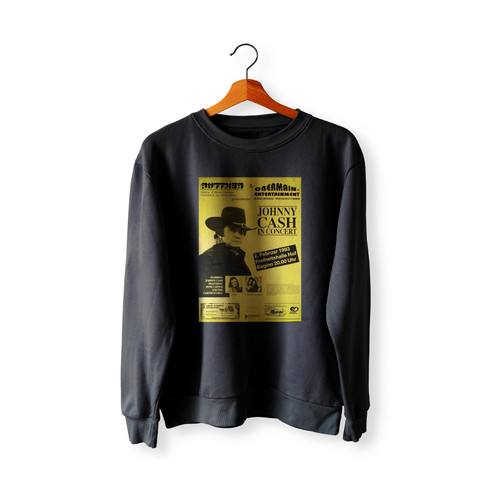 Johnny Cash In Hof Germany Concert  Sweatshirt Sweater