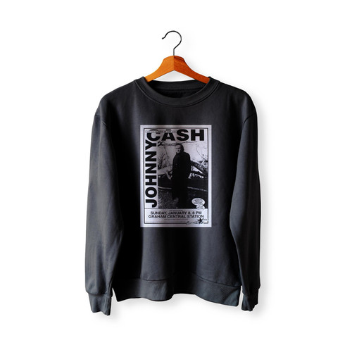 Johnny Cash Vintage January Concert  Sweatshirt Sweater