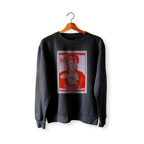 Kd Lang Vintage Concert Handbill From Flint Center  Sweatshirt Sweater