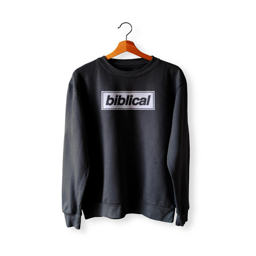 Liam Gallagher Biblical Oasis Inspired  Sweatshirt Sweater