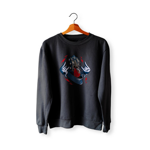 Retro Vintage Rock And Roll  Sweatshirt Sweater