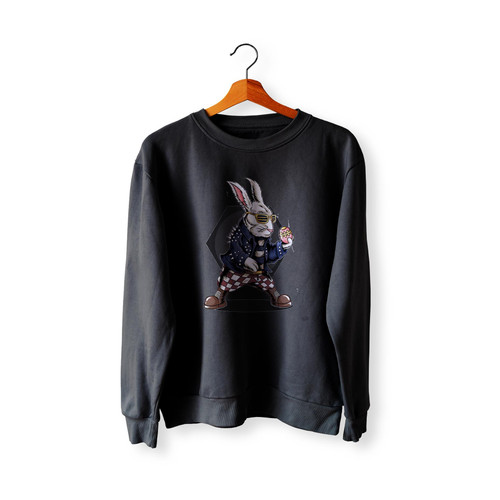 Showman Bunny Rabbit Animal Cool  Sweatshirt Sweater