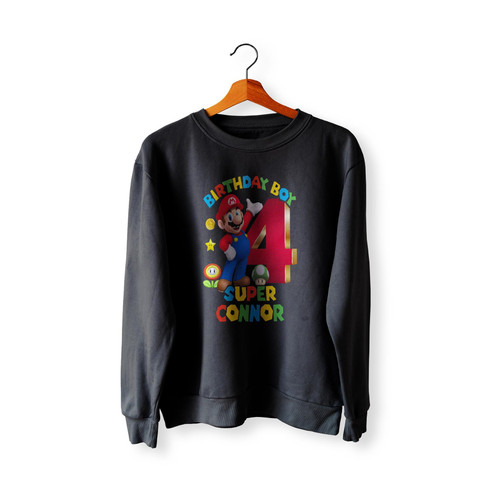 Super Mario Birthday  Sweatshirt Sweater