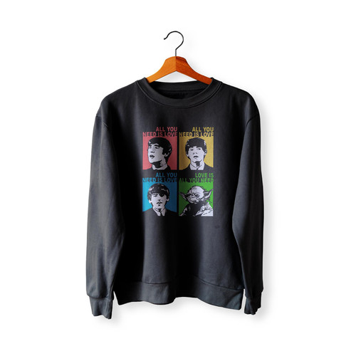 The Beatles Yoda  Sweatshirt Sweater