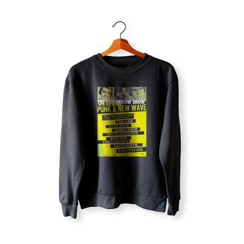 The Tomorrow Show With Tom Snyder Punk And New Wave  Sweatshirt Sweater