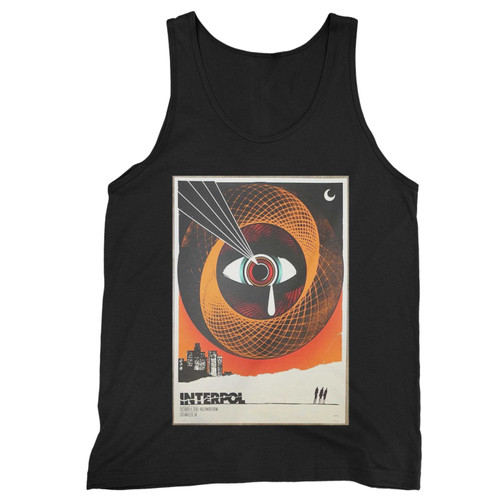2018 Interpol Las Angeles Silkscreen Concert  Tank Top