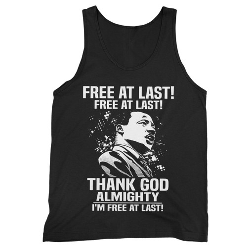 Free At Last Free At Last Thank God Almighty Martin Luther King Jr Speech Vintage  Tank Top