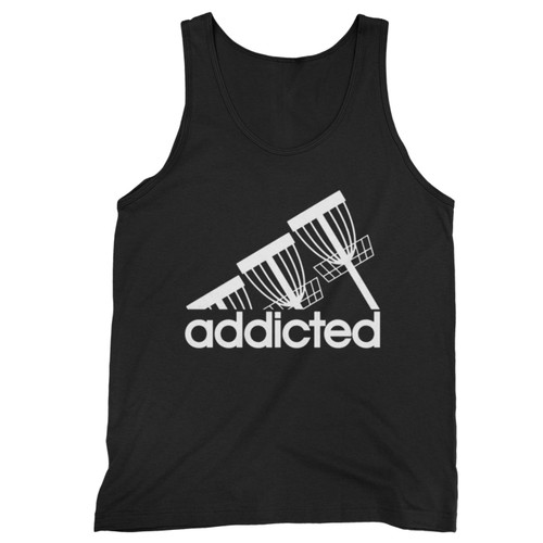 Funny Disc Golf Addicted Love Frisbee Disc Golfing  Tank Top