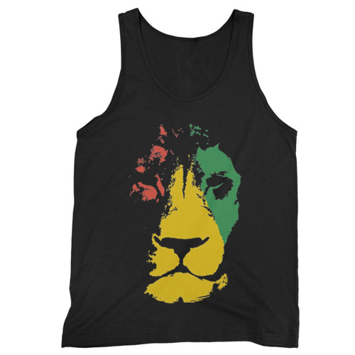 Jamaican Lion Bob Marley Flag  Tank Top