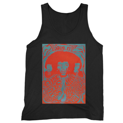 Jimi Hendrix Experience Vintage Concert From Earl Warren Showgrounds  Tank Top